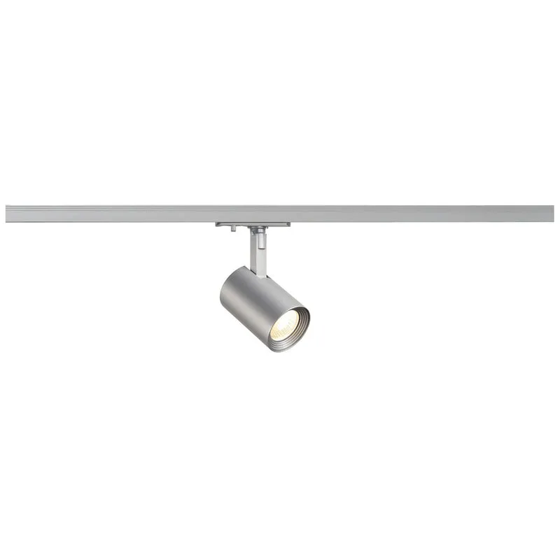 SLV DEBASTO Strahler, silbergrau, 8W, 3000K, inkl. 1P.-Adapter