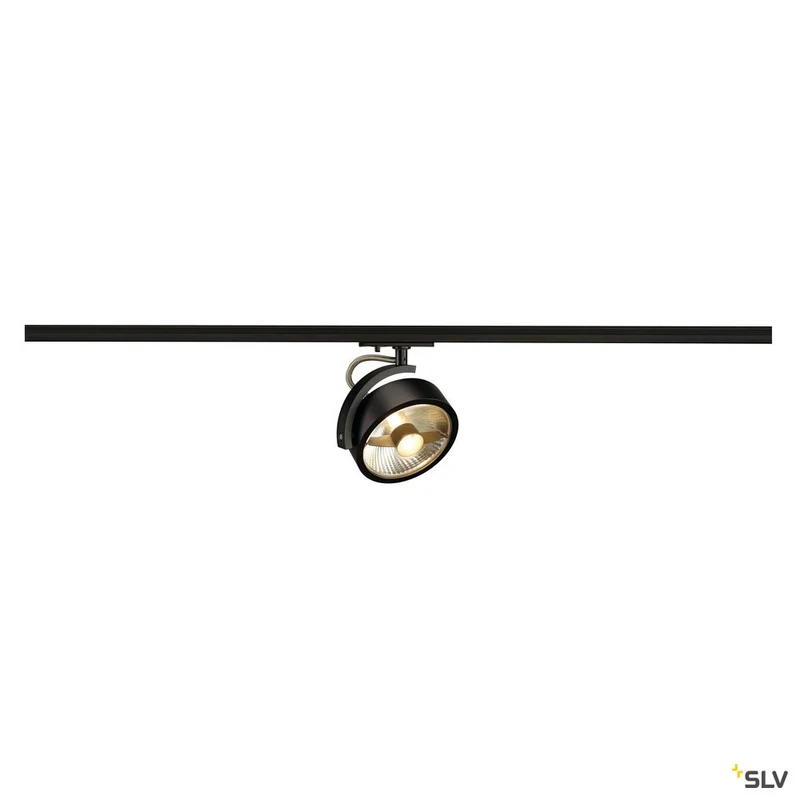 SLV KALU TRACK QPAR111 Leuchten- kopf, schwarz, inkl. 1P.-Adapter