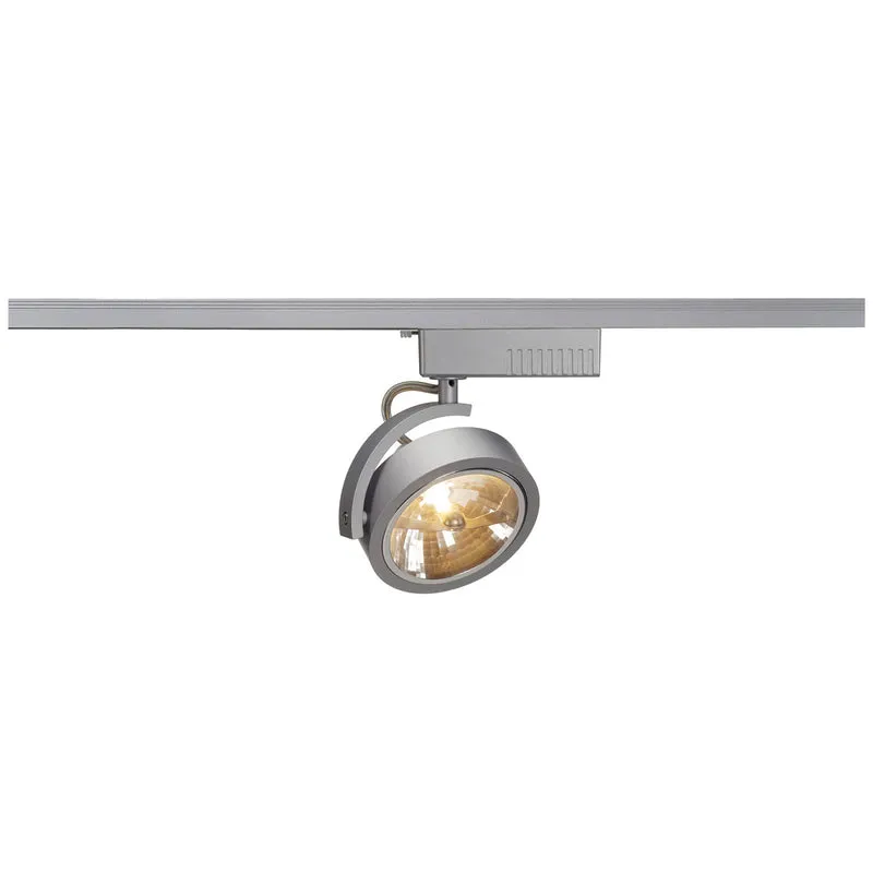 SLV KALU TRACK QRB111 Spot, silbergrau, max. 50W, inkl. 1P.-Adapter