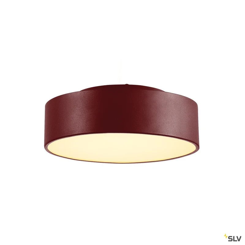 SLV MEDO 28 LED Deckenleuchte, weinrot, optional abpendelbar