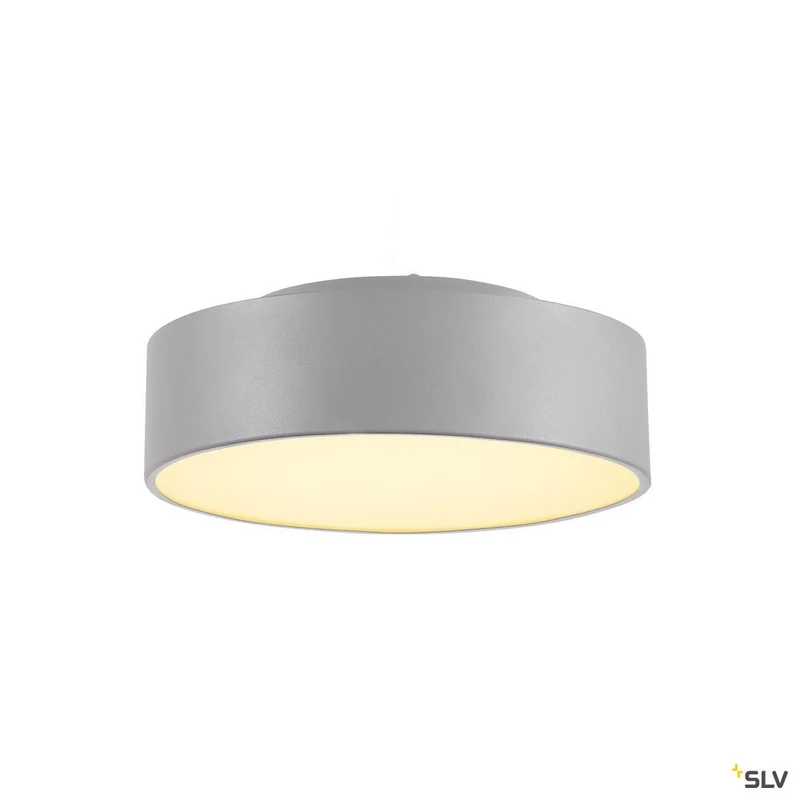 SLV MEDO 28 LED Deckenleuchte, silbergrau, optional abpendel- bar