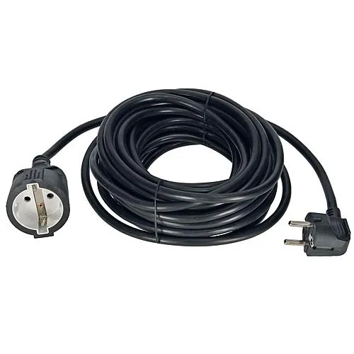 EGB Schutzkontakt-Verläng. H05VV-F 3G1,5mm² 10m schwarz