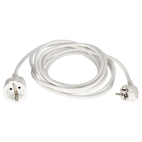 EGB Schutzkontakt-Verläng. H05VV-F 3G1,5mm² 5m reinweiß