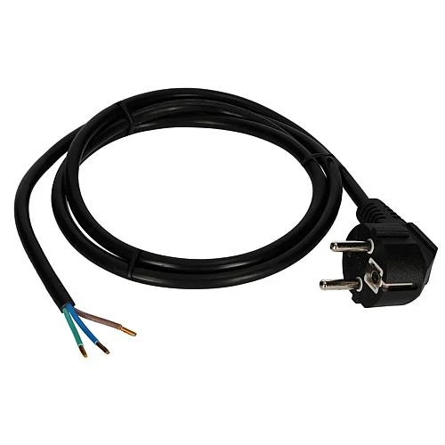 EGB Schutzkontakt-Anschlussltg.H05VV-F 3G1 1,5m schwarz