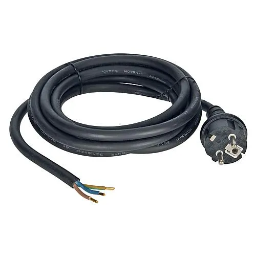 EGB Anschlussleitung H07RN-F 3x1,5mm² schwarz 3m