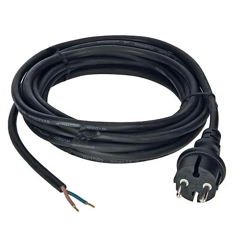 EGB Anschlussleitung H07RN-F 2x1mm² schwarz 5m
