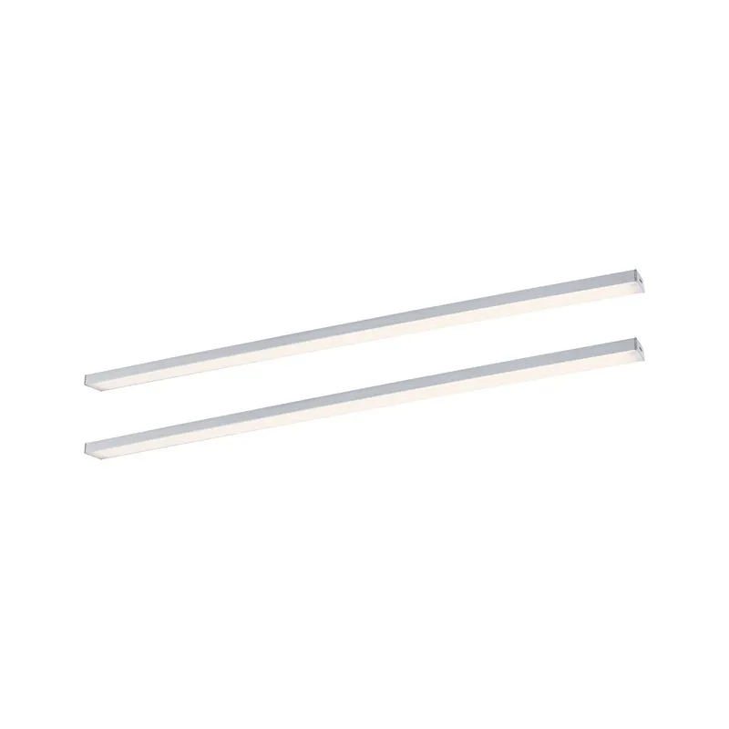 Paulmann LED Unterschrankleuchte Inline Erweiterungsset 2x6W 550x26mm 2x500lm 24V Chrom matt