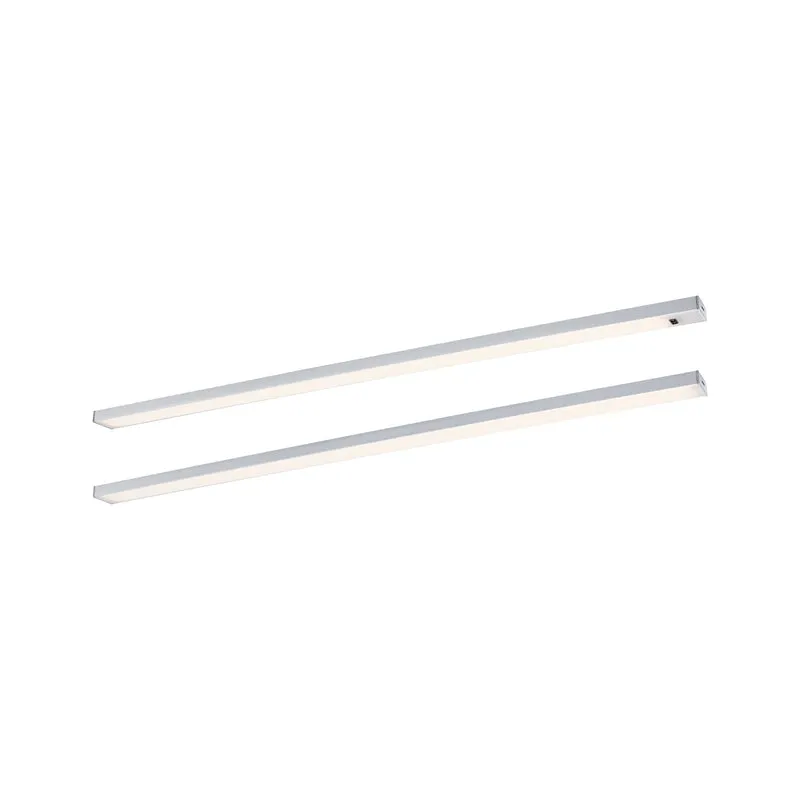 Paulmann LED Unterschrankleuchte Inline Starterset 2x6W 550x26mm 2x500lm 24V Chrom matt