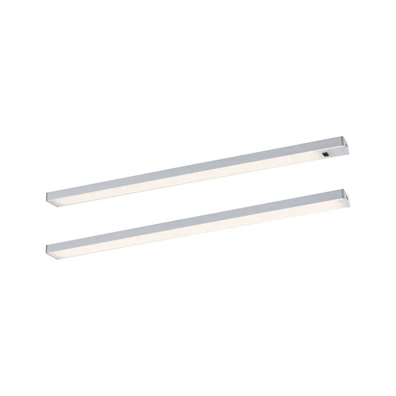 Paulmann LED Unterschrankleuchte Inline Starterset 2x4W 350x26mm 2x350lm 24V Chrom matt