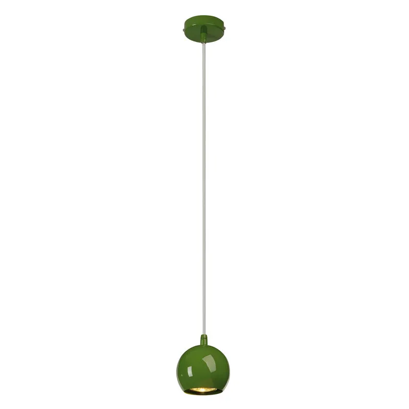 SLV LIGHT EYE BALL GU10 Pendel- leuchte, farngrün, max. 5W