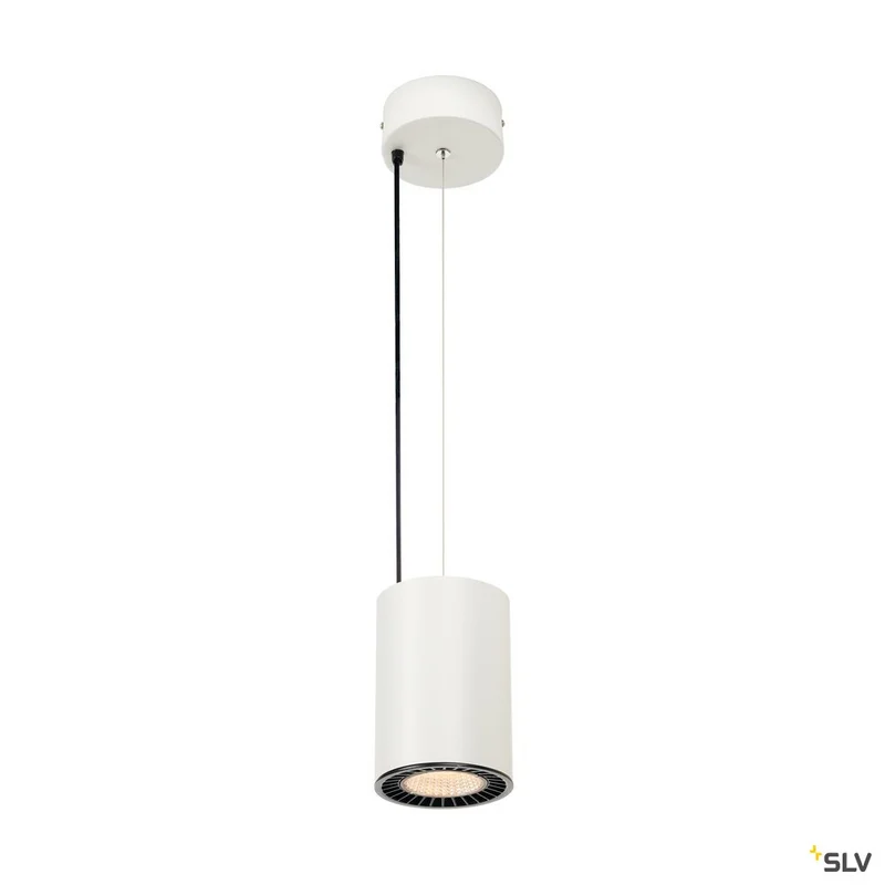 SLV SUPROS PD Pendelleuchte, rund, weiß, 3000lm 3000K SLM LED, 60° Reflektor
