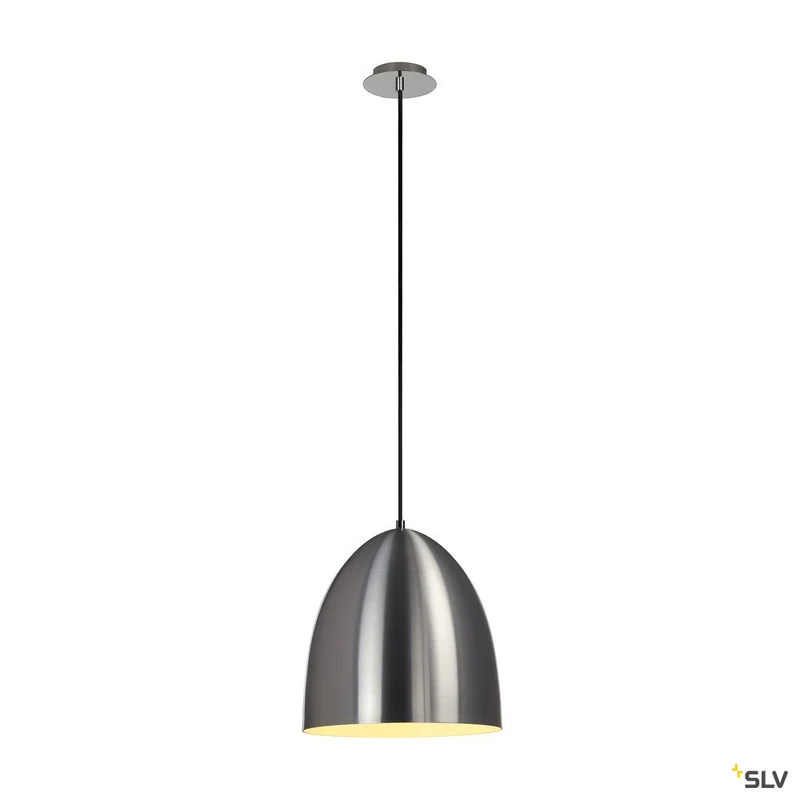 SLV PARA CONE 30 Pendelleuchte, rund, alu-gebürstet, E27, max. 60W