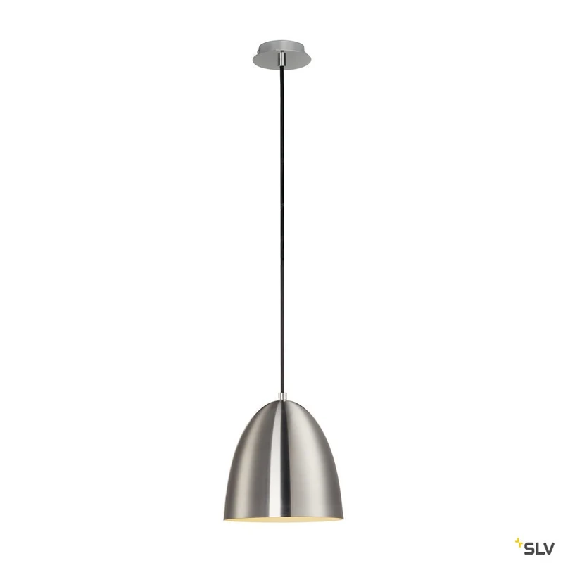 SLV PARA CONE 20 Pendelleuchte, rund, alu-gebürstet, E27, max. 60W