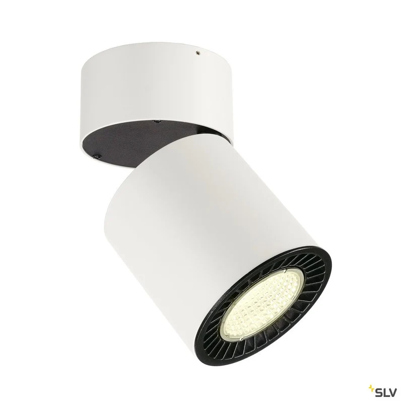 SLV SUPROS CL Deckenleuchte, rund, weiß, 4000lm, 4000K, SLM LED, 60° Reflektor