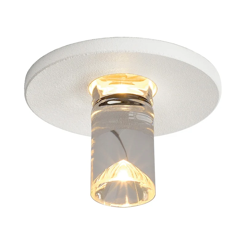 SLV LED Lightpoint Einbauleuchte, rund, mattweiss, 1W LED, 3000K