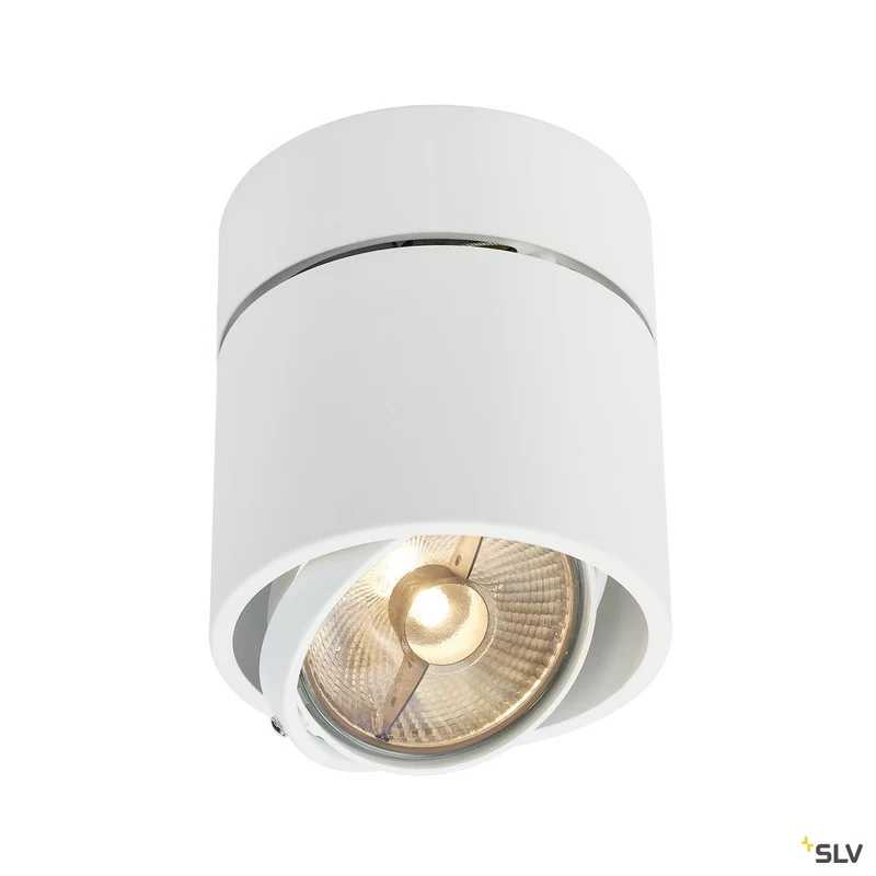 SLV KARDAMOD SURFACE ROUND ES111 SINGLE Deckenleuchte, rund, weiss, GU10, max. 75W