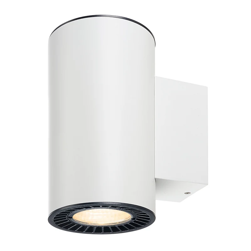 SLV SUPROS WALL Up/Down, rund, weiss, 3000K, SLM LED, 60° Reflektor