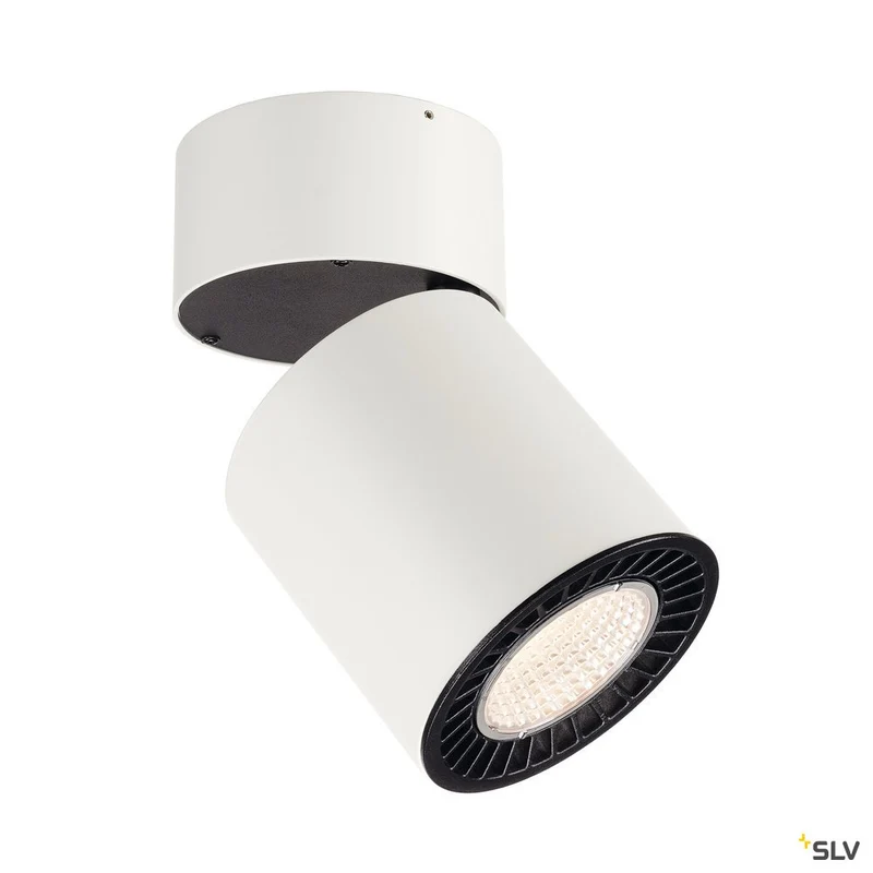 SLV SUPROS CL Deckenleuchte, rund, weiß, 3000lm, 3000K, SLM LED, 60° Reflektor