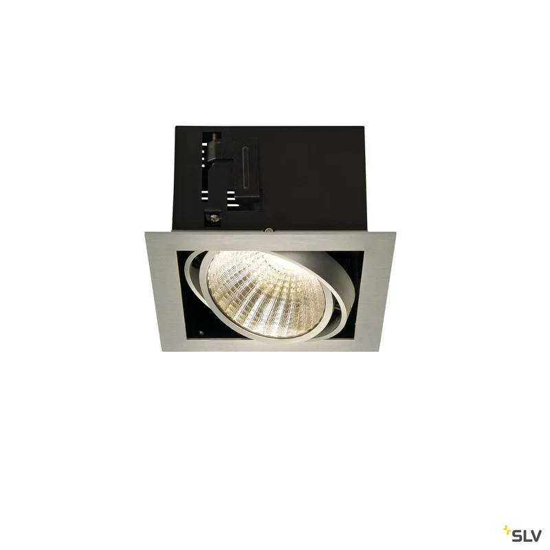 SLV KADUX LED DL Set, alu-brushed, 24W, 30°, 3000K, inkl. Treiber