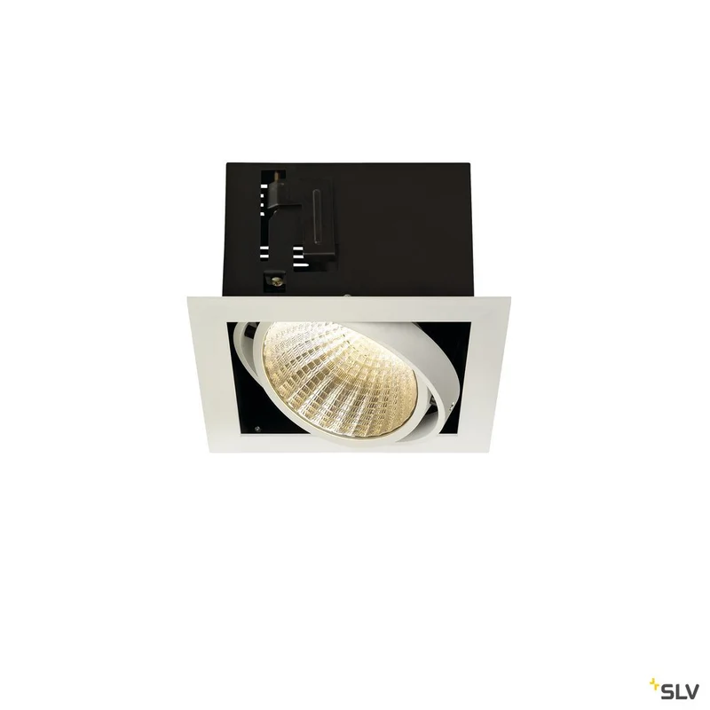 SLV KADUX LED DL Set, mattweiss, 24W, 30°, 3000K, inkl. Treiber