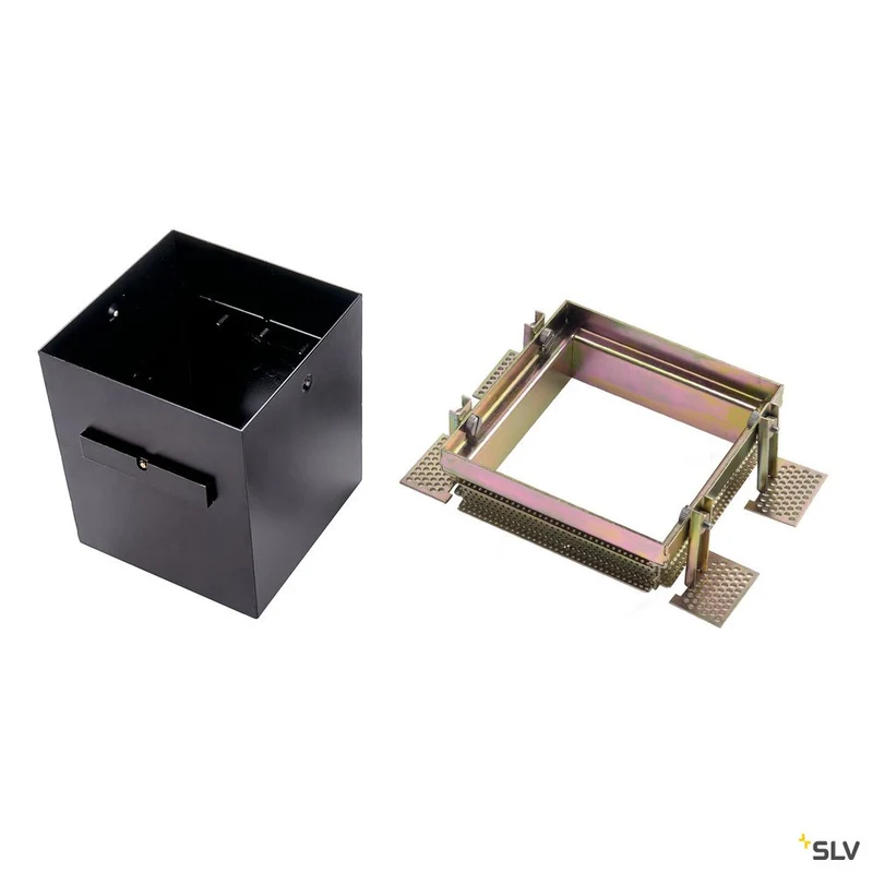 SLV AIXLIGHT PRO 1 FRAMELESS Einbaurahmen, inkl. Einbau-Kit, schwarz
