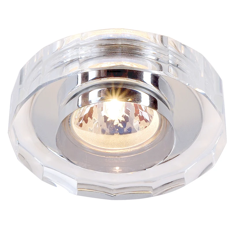 SLV CRYSTAL II Downlight, chrom/Kristall klar, MR16, max. 35W