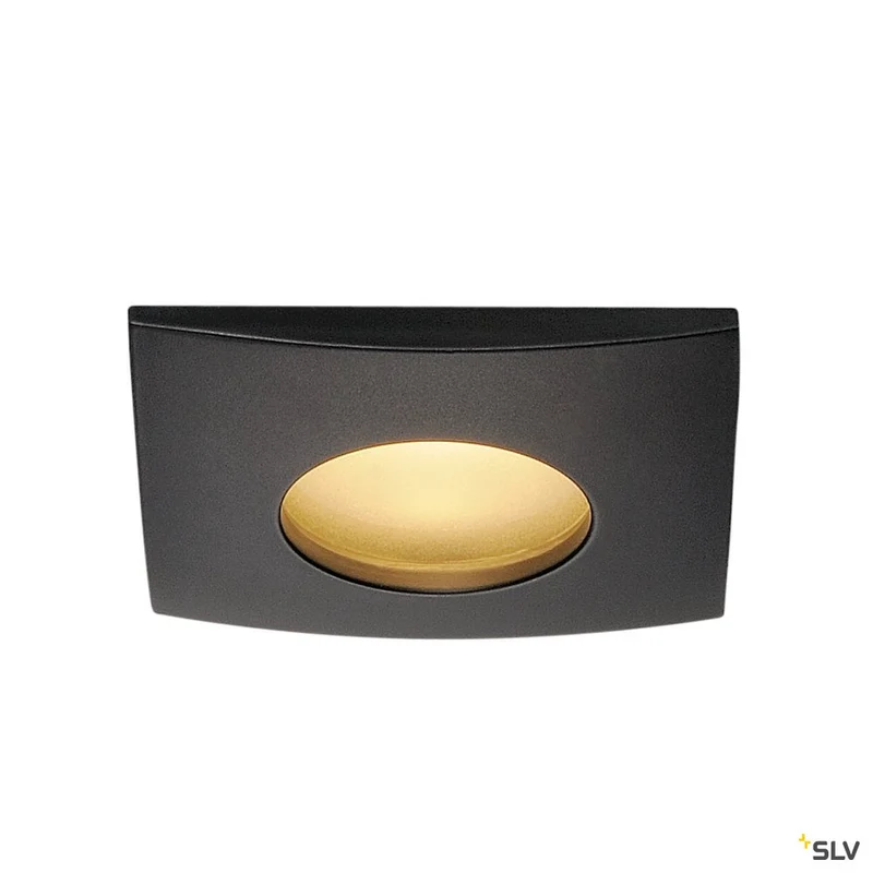 SLV OUT 65 LED DL SQUARE Set Down- light, mattschwarz, 9W, 38°, 3000K, inkl. Treiber