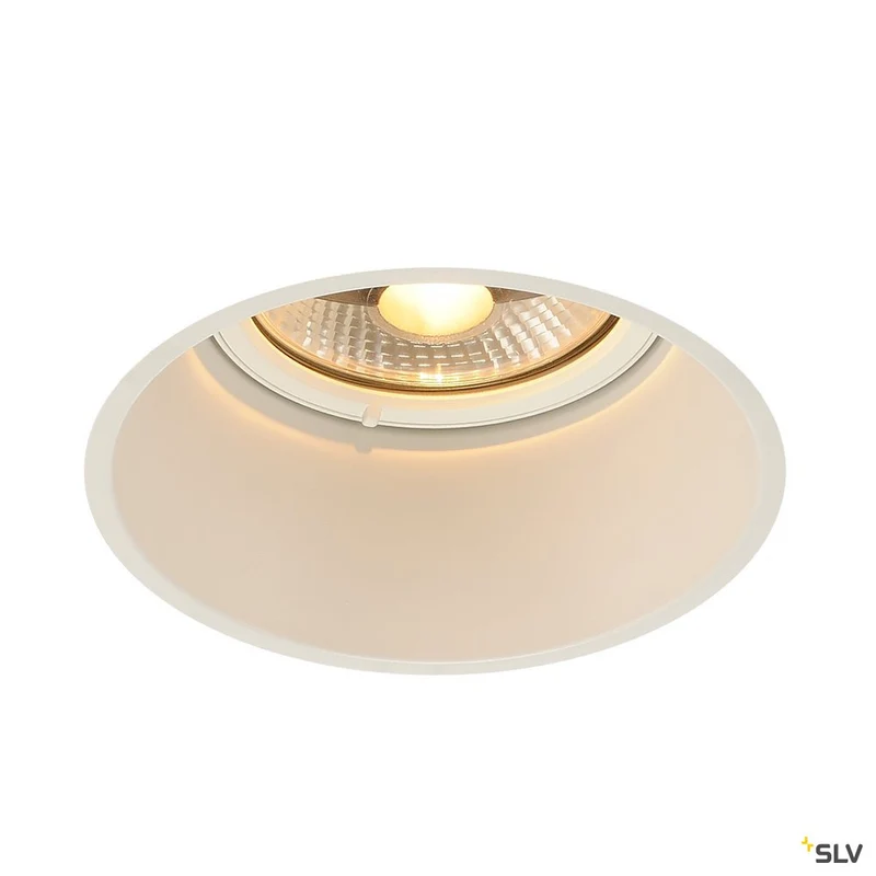 SLV HORN-T Einbauleuchte, QPAR111, mattweiss, GU10, max. 50W
