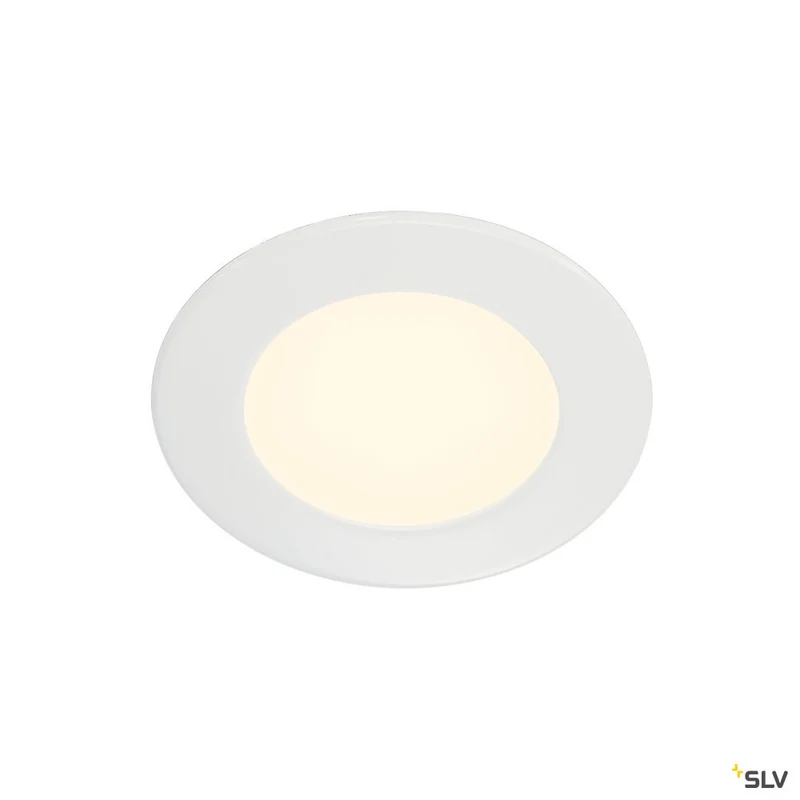 SLV Downlight DL 126 LED, rund, weiss, 3W LED, 2700K
