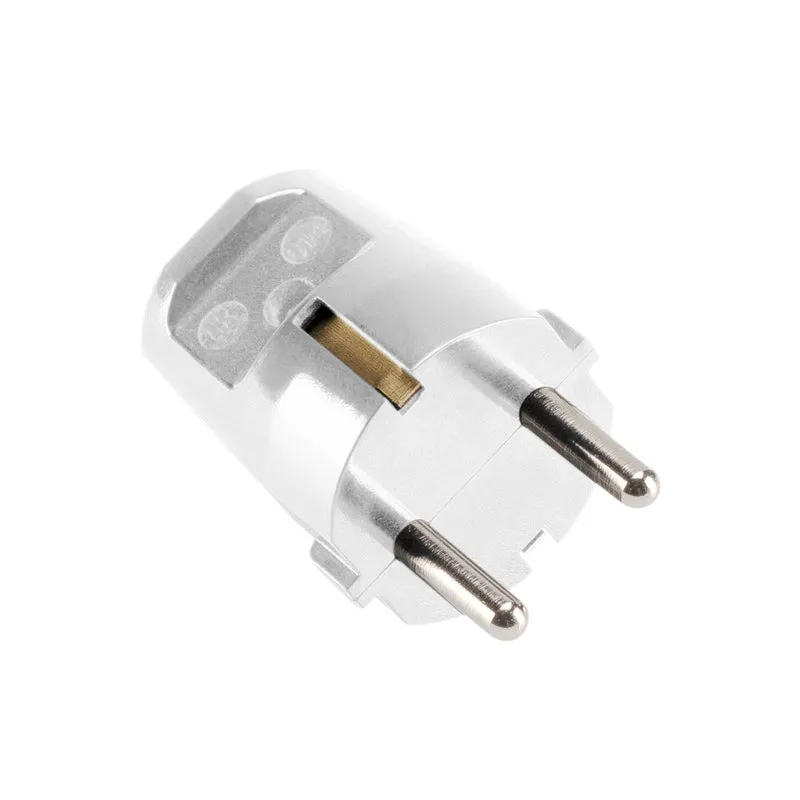 SLV Schutzkontakt-STECKER, weiß