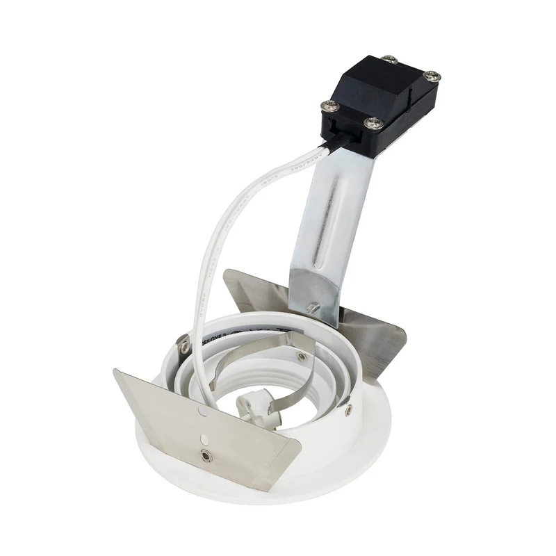 SLV NEW TRIA MR16 ROUND Downlight, mattweiss, max. 50W, inkl. Blattfedern