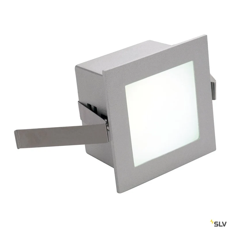 SLV FRAME BASIC LED Einbau- leuchte, eckig, silbergrau, 4000K
