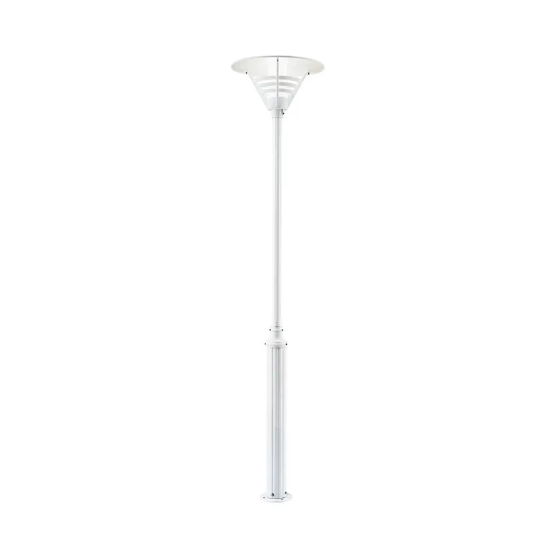 Konstsmide Stehleuchte Gemini matt weiss, opales Glas