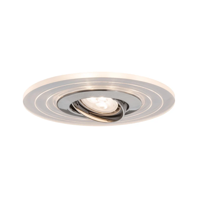 Paulmann Star EBL Set Two Step schwb. m. LED Ring Shine 2700K 3x4,5W 230V GU10 Eisen g.