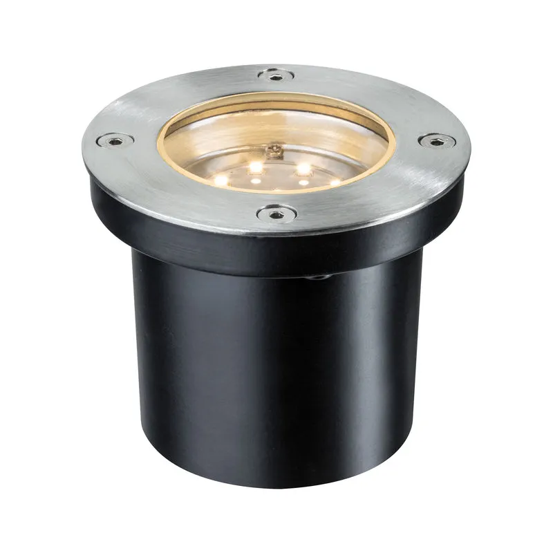 Paulmann Special EBL Set Boden rund LED 3x1,2W 2700K 6VA 230/12V 98mm Edelstahl/Metall