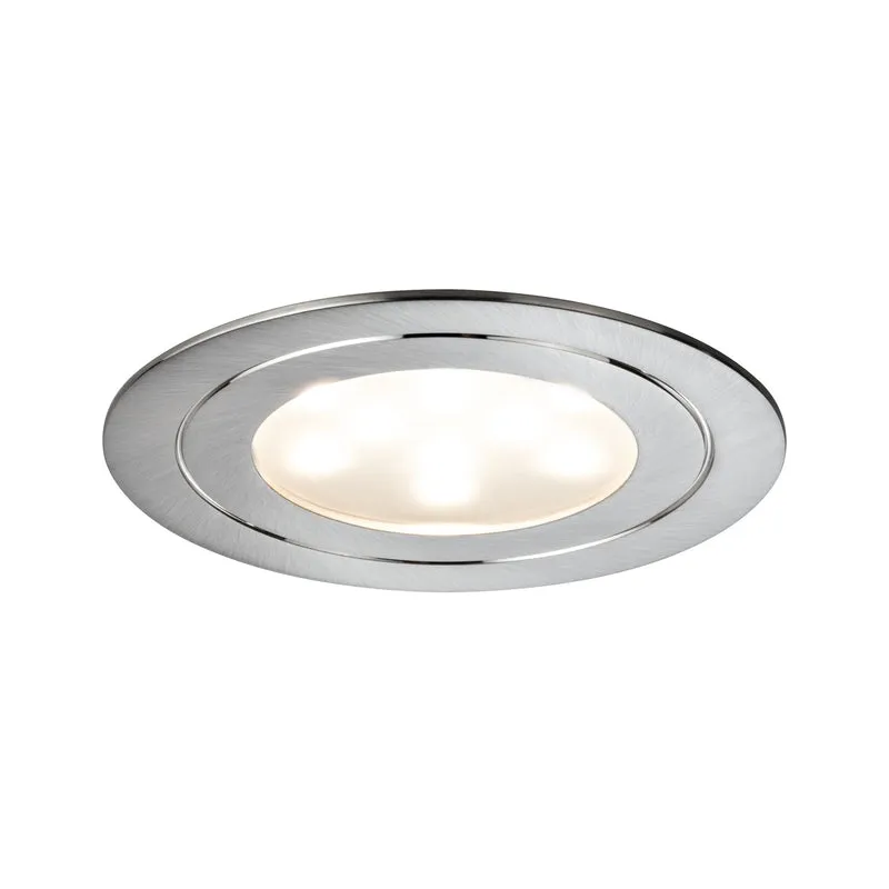 Paulmann Möbel EBL Set Circuit LED rund 3x5,6W 18VA 230V/350mA 85mm Eisen geb./Met.