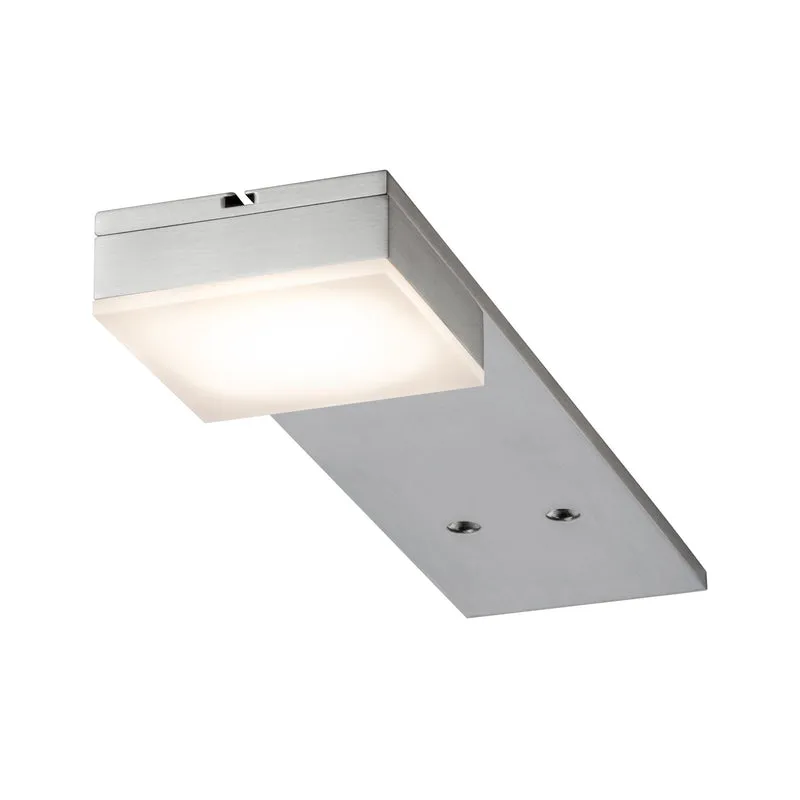 Paulmann Möbel ABL Set Setup lang eckig LED 3x3W 15VA 230V/350mA 200x50mm Eis.geb./Met.