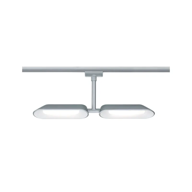 Paulmann URail Systems Spot Dipper 2x8W Chrom matt/Weiß 230V Met/Kst dimmbar