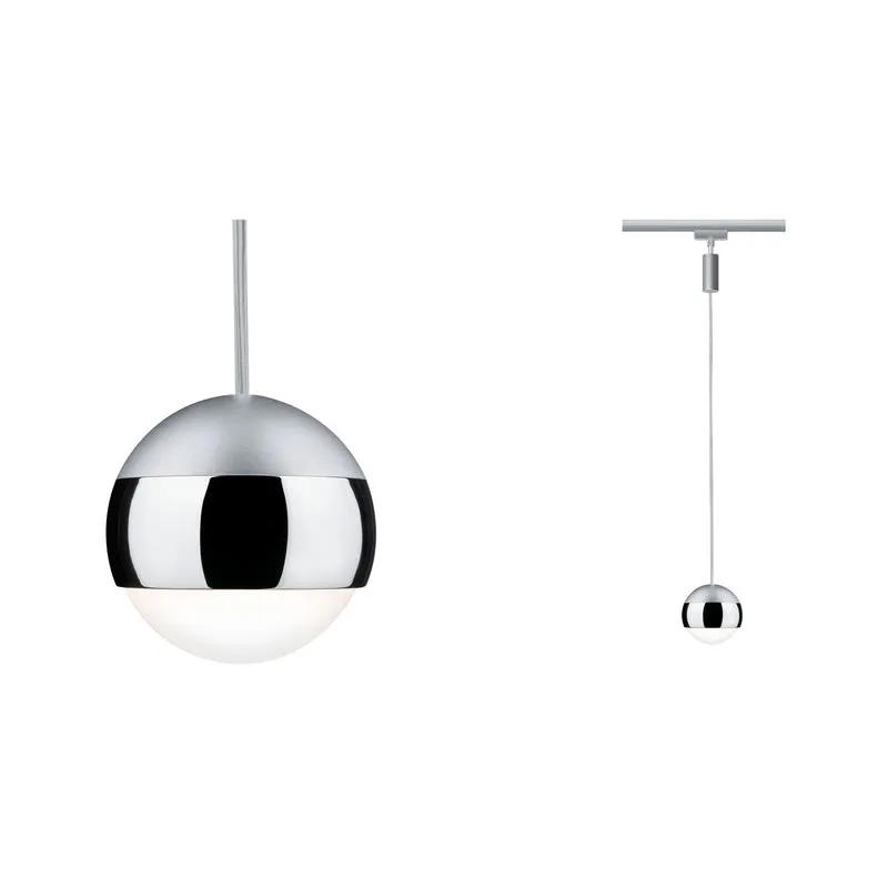 Paulmann URail System LED Pendel Capsule II 1x6W Chrom matt/Chrom 230V Met/Kst dimmbar