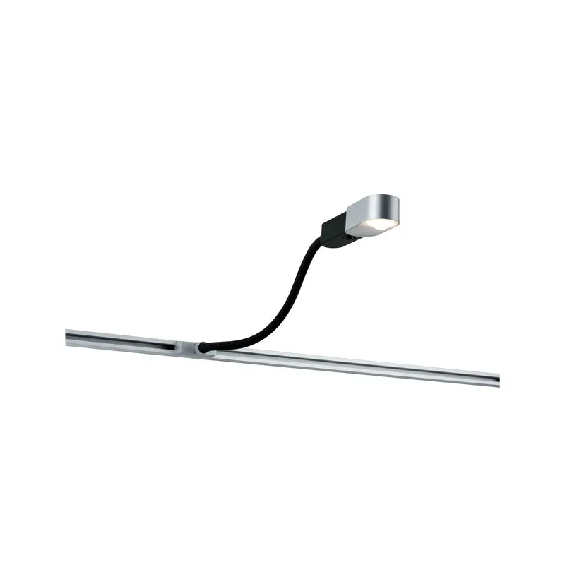 Paulmann URail Syst LED Leseleuchte Torch 1x5,5W Chrom matt 230V Met/Kst