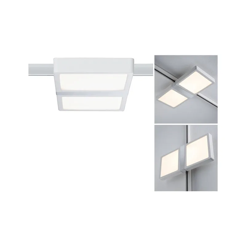 Paulmann URail System LED Panel Double 8W Weiß/Chrom 230V Alu/Kunststoff