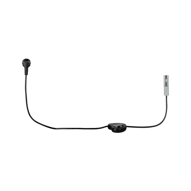 Paulmann URail System Light&Easy Einspeisung mit Kabel chrom matt 230V Metall