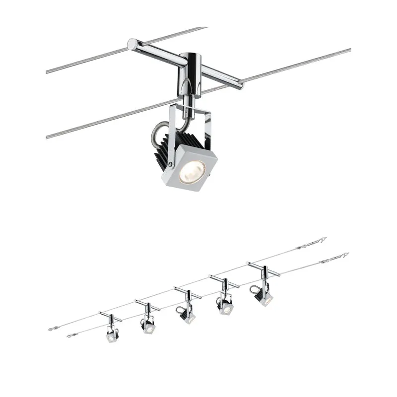Paulmann Wire System Mezzo 5x5W Weiß 230/12V 36VA Metall