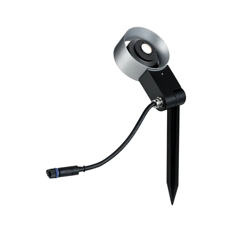 Paulmann Outdoor Plug & Shine Spotlight Cone IP67 667lm 3000K 6,8W 24V 40° Si Anthrazit Al