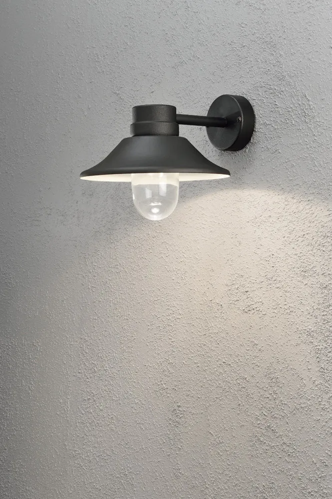 Konstsmide Vega Wandleuchte lackiertes Aluminium schwarz LED 8W