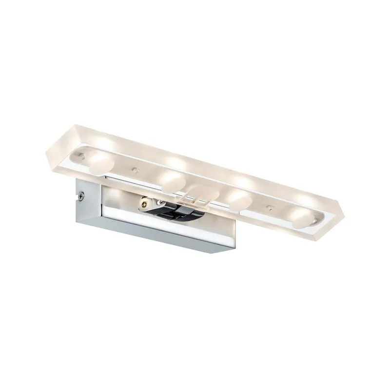 Paulmann Galeria LED Bilderleuchte Block 5W Chrom/transparent 230V Metall/Acryl