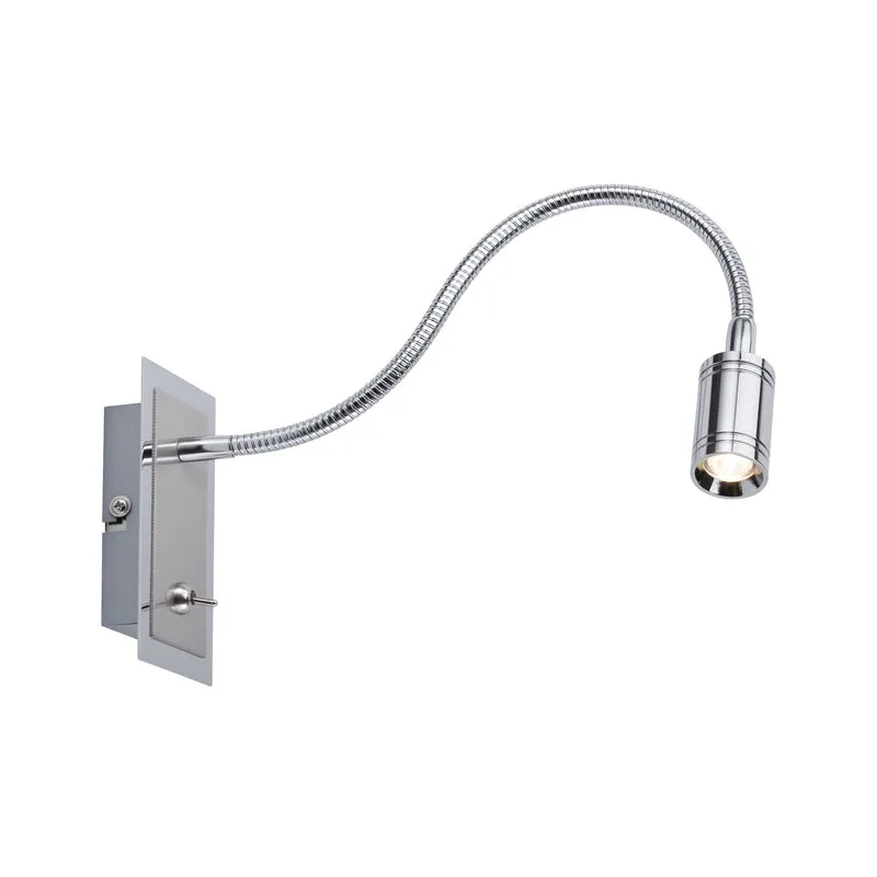 Paulmann Mirror Zylindro Bettleseleuchte 1x3W LED Chrom 230V DC 700mA Metall