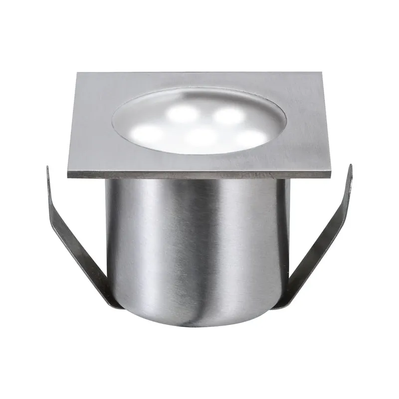 Paulmann Special Mini Boden EBL eckig IP65 Erg.set 4x0,6W 44mm Edelstahl