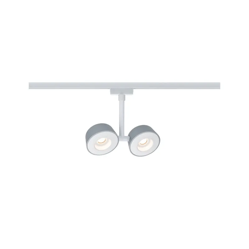 Paulmann URail Systems Spot Double Pellet 2x4W Weiß/Chrom matt 230V Met/Kst dimmbar