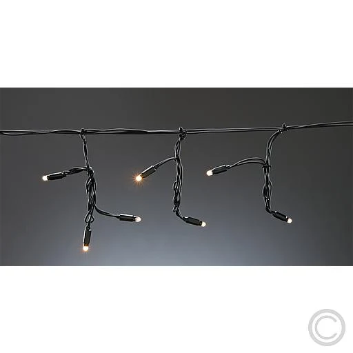 System 24 LED-Icicle 3x0,4m flash 491-14 49-L - Extra, warmweiß blinkend